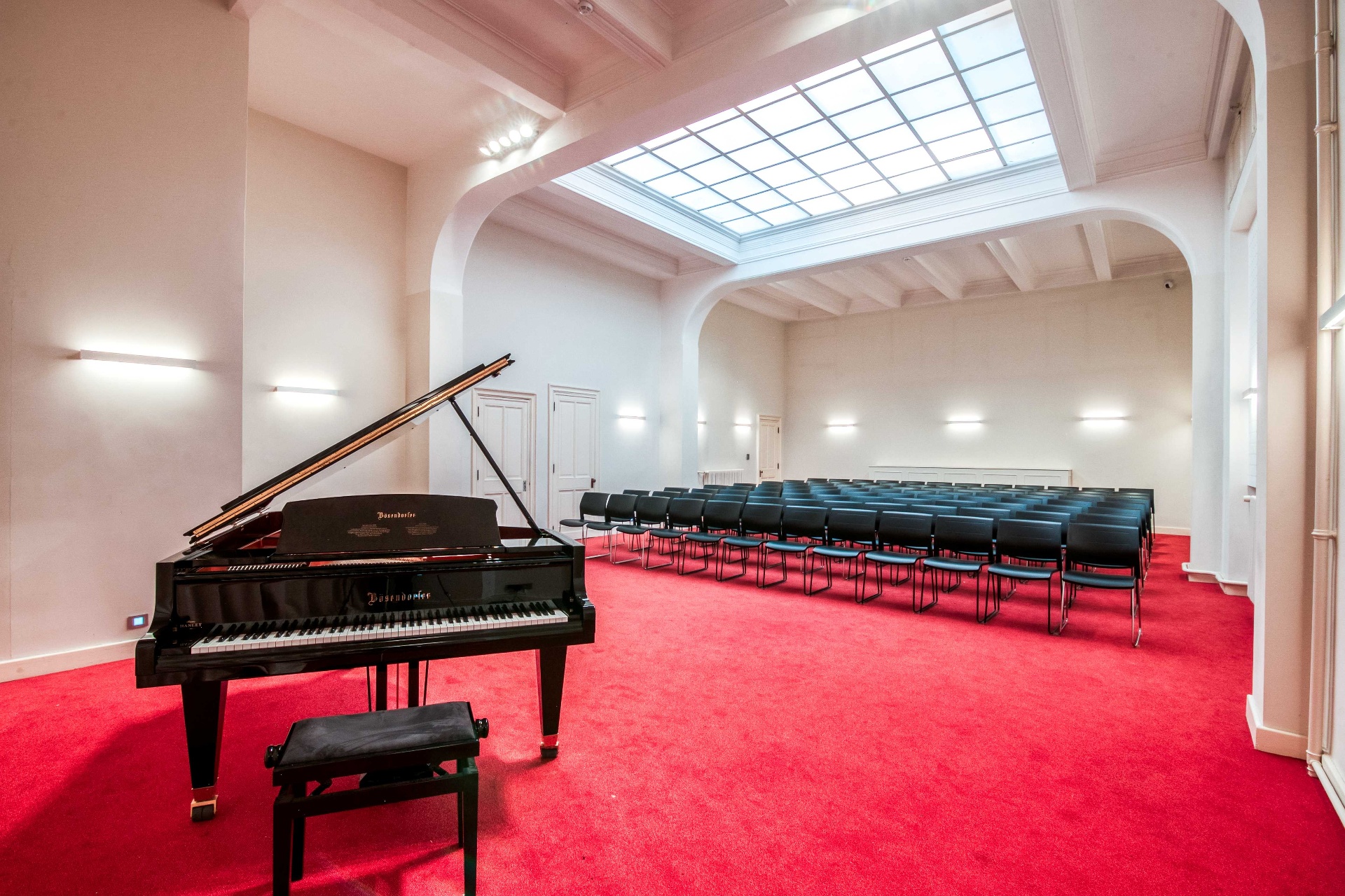 Concert / reception room with grand piano